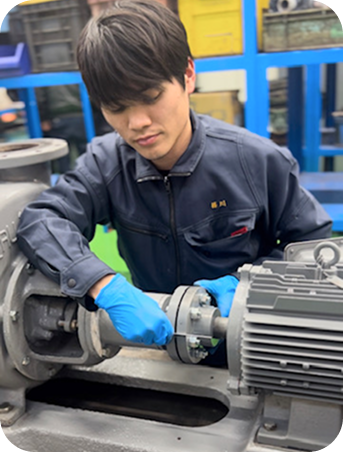 入社7年目　サービス課 D.Sさん